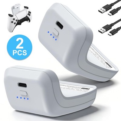 2X 3000mAh PS5 Controller Externer Akku für Sony PlayStation 5 PS5 DualSense