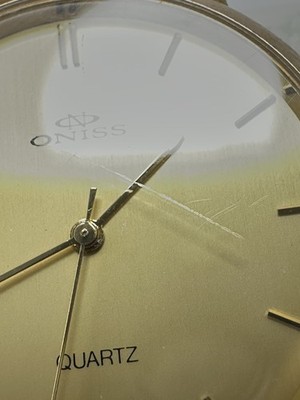 Oniss New Battery 18K Gold Plated 34MM 7.5 display picture 1