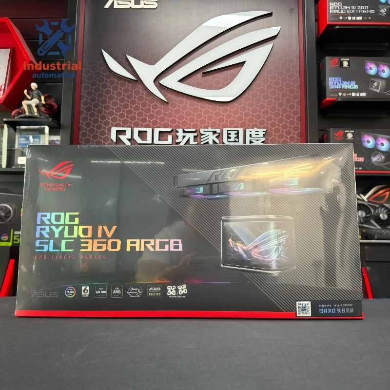 NEW ASUS ROG RYUO IV 360 ARGB AIO Liquid CPU Cooler 360mm Radiator Free shipping - Image 2 of 4