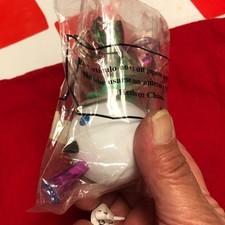 VTG Antenna Topper JACK IN THE BOX Y2K 2000 ANTENNA BALL Mardi Gras Colors