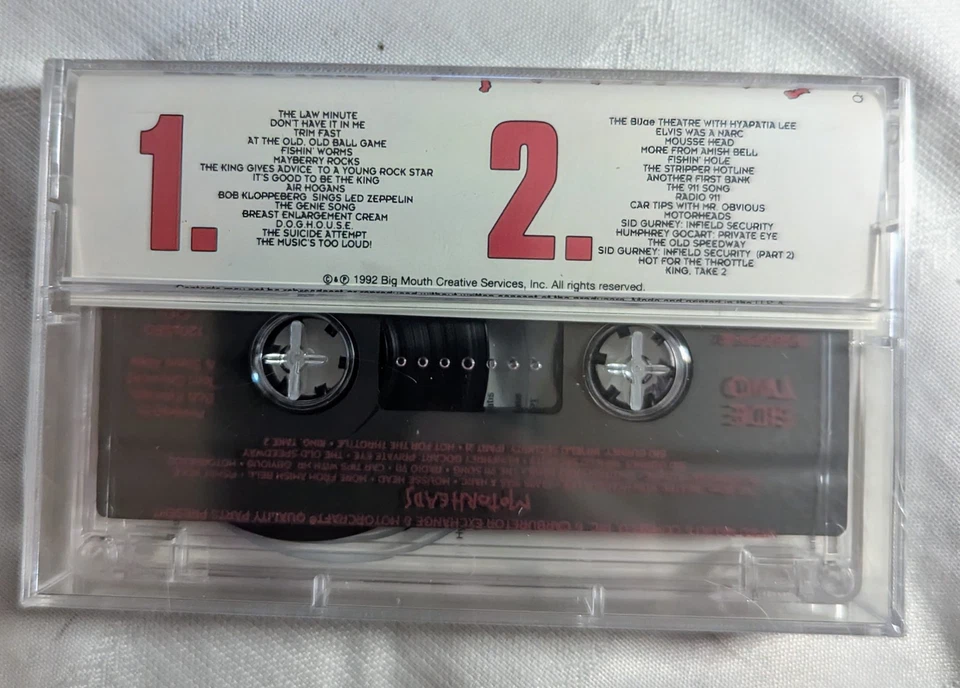 Bob & Tom- Motorheads - Cassette Tape- 1992- SEALED - Image 2 of 2