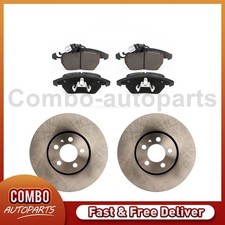 Front Disc Rotors Ceramic Brake Pads for Audi A1 Seat Ibiza Seat Toledo