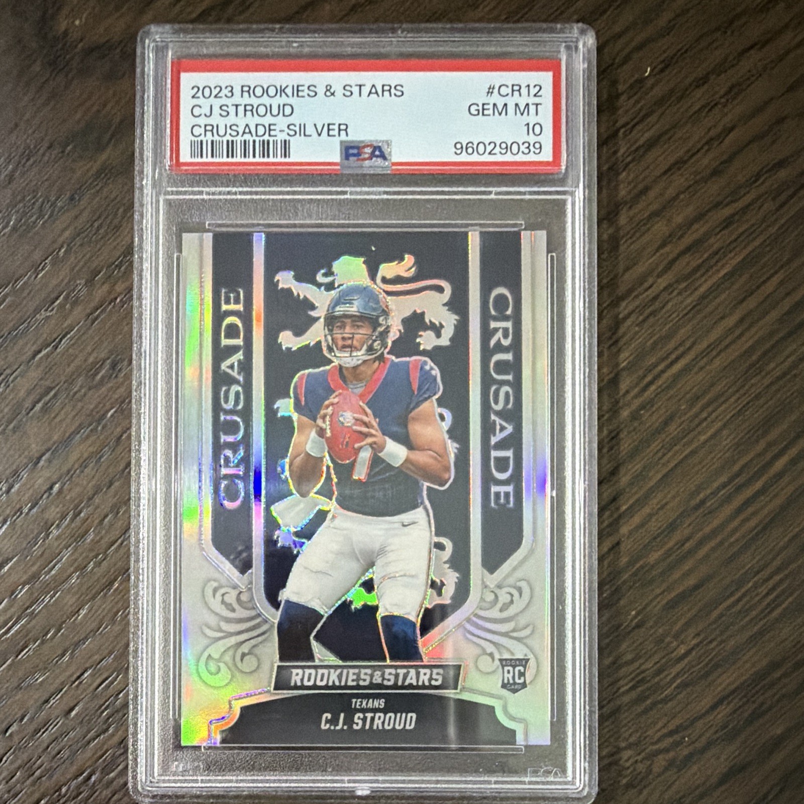 CJ Stroud Panini Rookies & Stars Crusade #CR12 Silver