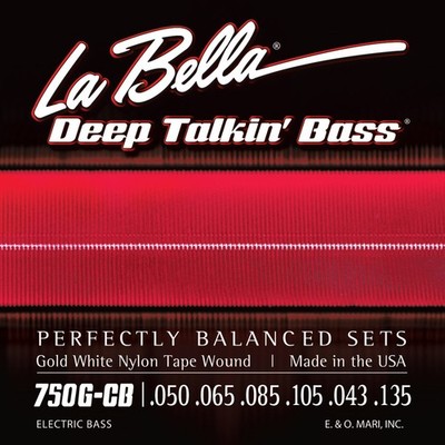 La Bella 750g-Cb Gold Wht Nylon Tape/w
