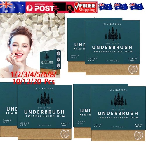 Underbrush Remineralizing Chewing Gum W/ Nano/Hydroxyapatite Teeth Protection