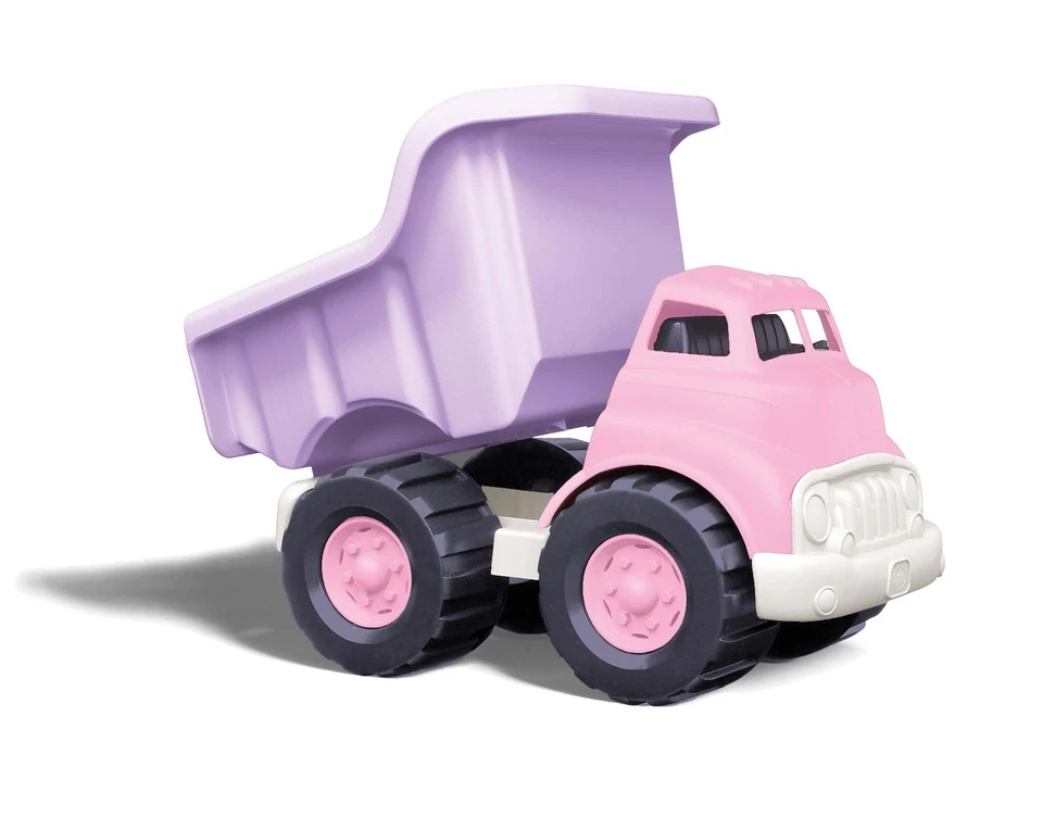 Green Toys Dump Truck in Pink Color - BPA Free, Phthalates Free Play Toys for - Image 2 of 4