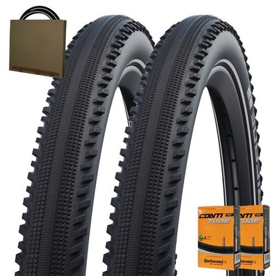 2x Schwalbe MTB Race Reifen Hurricane HS499 26-29'' m/o Reflex u. Conti Schlauch