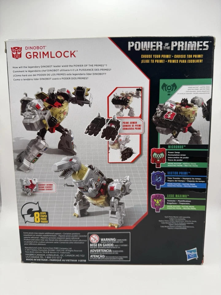 🔥Transformers GRIMLOCK Power of The Primes POTP Voyager Class NEW - Image 3 of 4