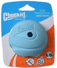 Chuckit Dog Fetch Toy WHISTLER BALL Noisy Play Fits Launcher LARGE - 3 Pack