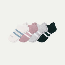 NWT  BOMBAS  Women's Solids Ankle Sock 4-Pack  All Colors  Sizes