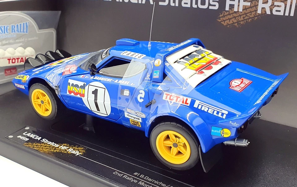Sun Star 1/18 Scale 4519 - Lancia Stratos HF - 2nd Rally Monte Carlo 1980 - Image 2 of 4