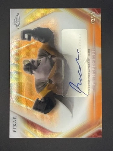2026 Topps Disney Neon- The Underminer 03/25 Chrome Neon Etch Autograph #CNA-JR