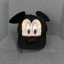 Disney Mickey Mouse Hat Cap Fitted Youth Boys One Size Black Ears Disney On Ice