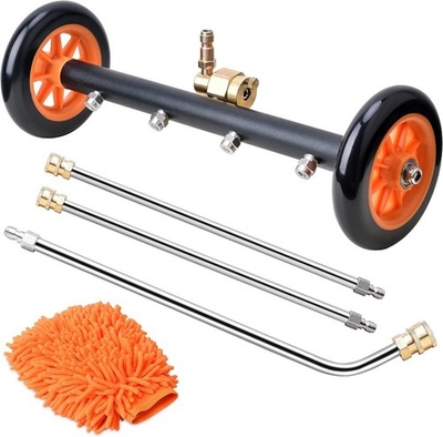 #ad 2 in 1 Undercarriage Pressure Washer Attachment 16quot; Pressure Washer Water Broom $58.99