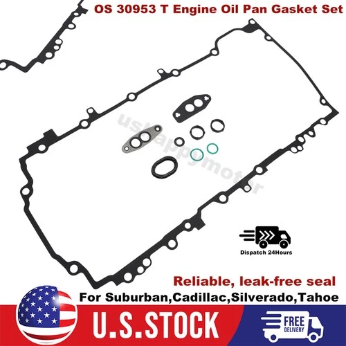 For Chevrolet Silverado 1500 OS 30953 T Engine Oil Pan Gasket Set with O-ring