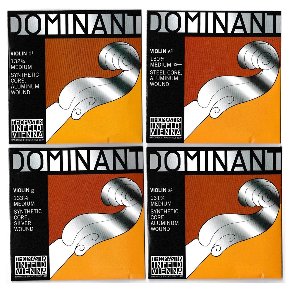 Thomastik-Infeld Thomastik Dominant 3/4 Corde di Violino Set Lega Acciaio, - Immagine 3 di 4