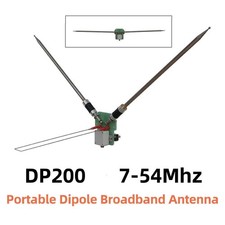 Portable PESA Dipole Antenna 7 to 54 MHz HF Shortwave High Efficiency Design