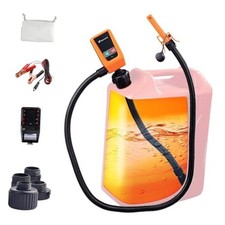 Automatic Fuel Transfer Pump with Auto-Stop, 51'' Extra Long Hose, 3.2 orange