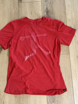 Nike Air Jordan Windmill Flight Department Red T-shirt Size Large