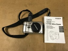 Olympus Camedia C-740 Ultra Zoom - 3.2MP Digital Camera - Silver W/ Manual
