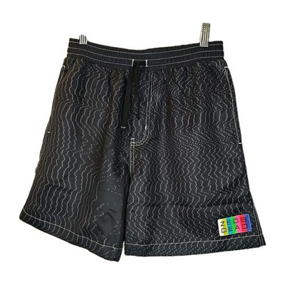 Zeds Dead Logo Aux In Hybrid Swim Athletic Shorts XS 28/30 Black