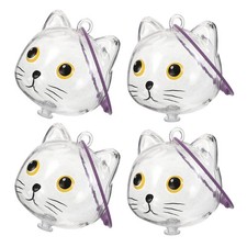 4PCS Pet Hair Keepsake: Cat Memorial Gifts - Cat Hair Holder Remembrance -