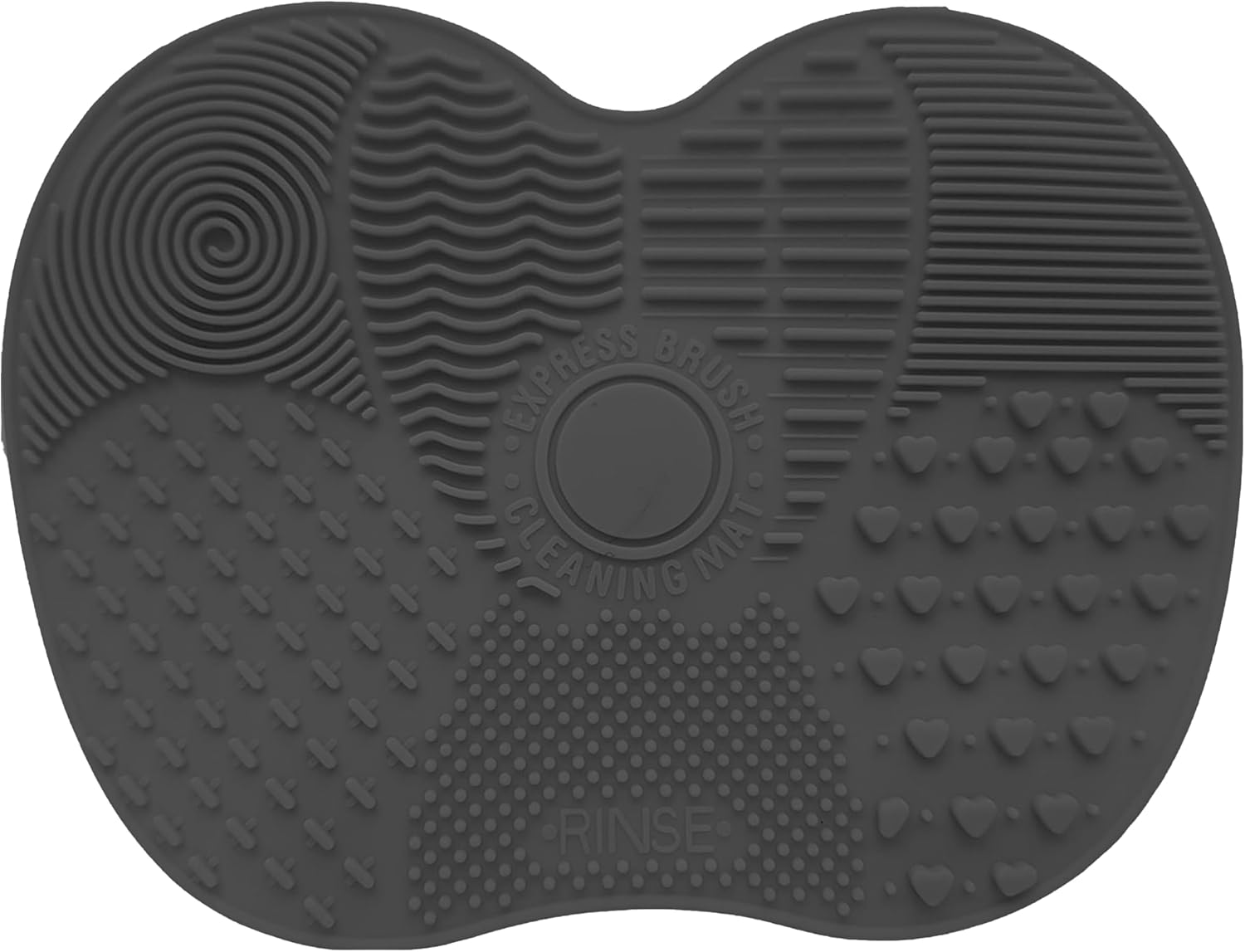 Makeup Brush Cleaner Pad Made of Silicone with Multiple Rugged Patterns – Compac