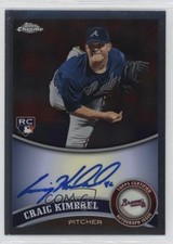 2011 Topps Chrome Rookie Auto Craig Kimbrel #195 Auto 0o9