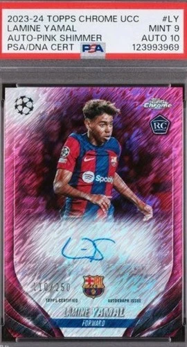 2023 Topps Chrome Lamine Yamal Kings Shimmer /24