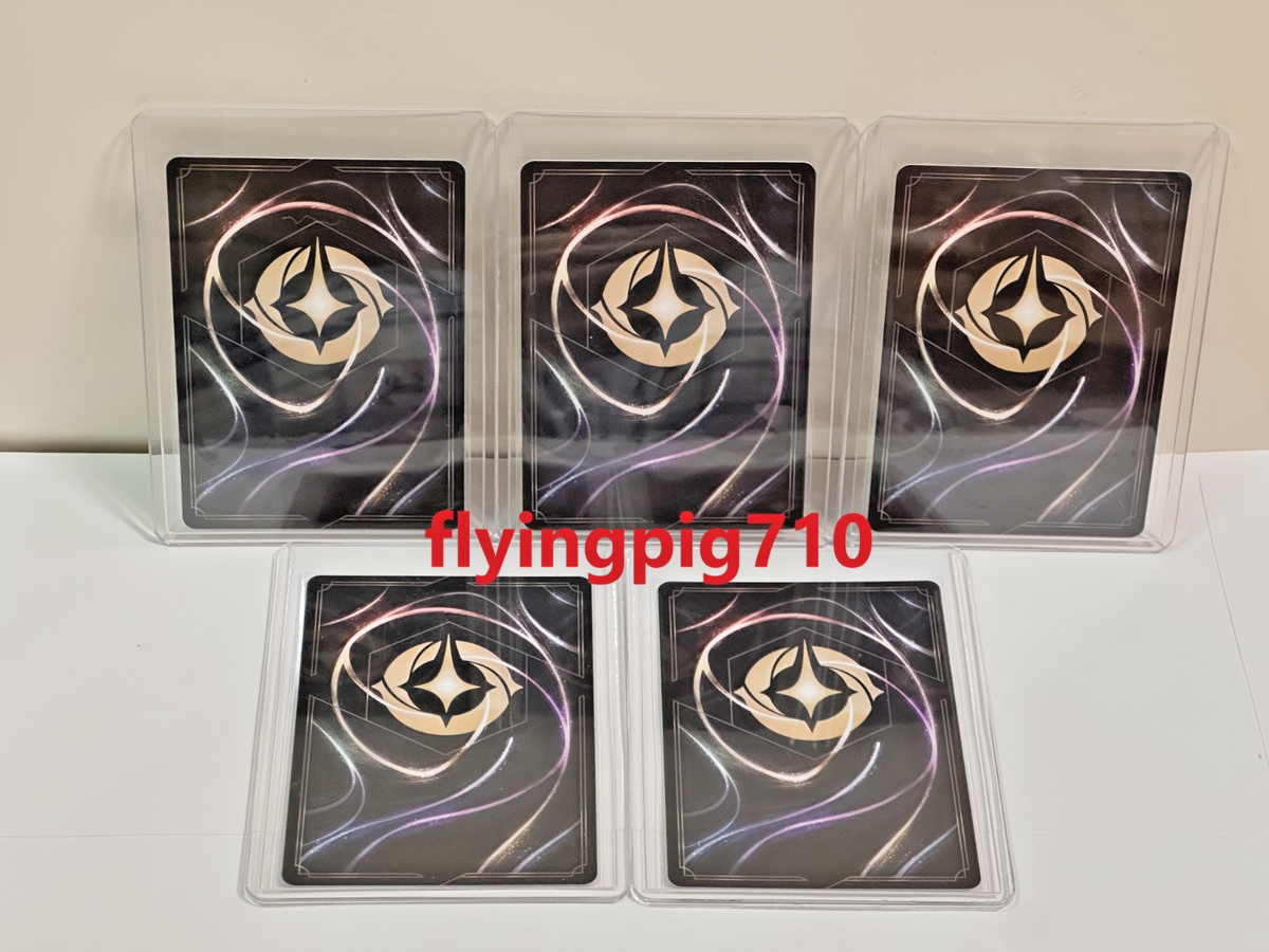 2025 Disney Chinese Lorcana TCG Fabled Set of 5 COLD Foil Promo