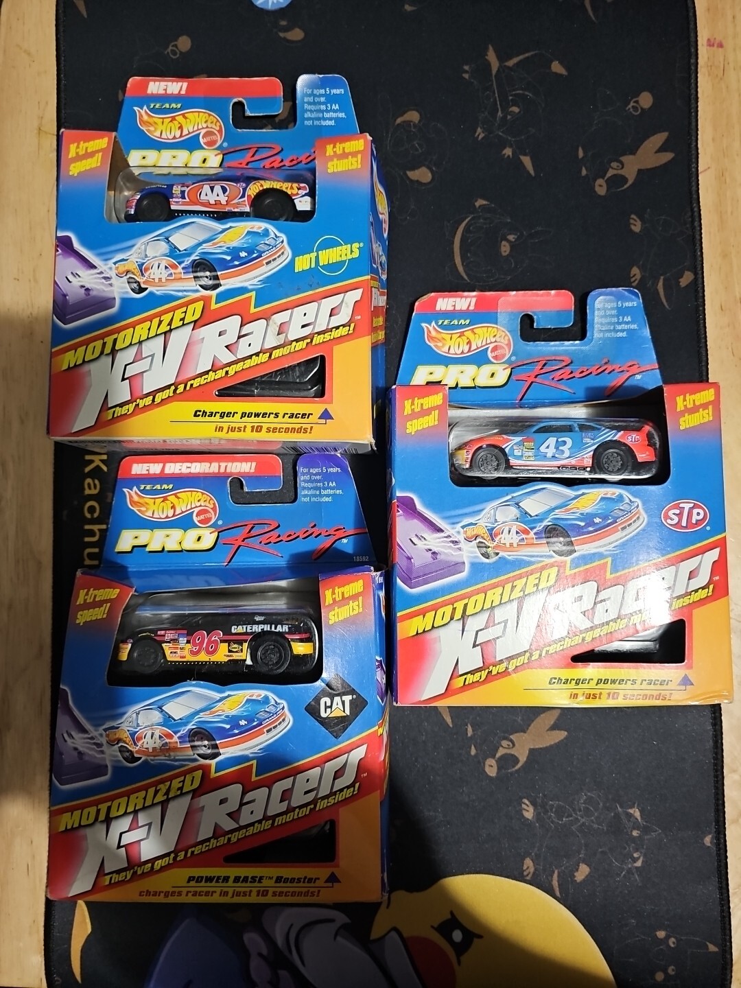 Lot Of 3 Hot Wheels Motorized XV Racers Pro Racing eBay