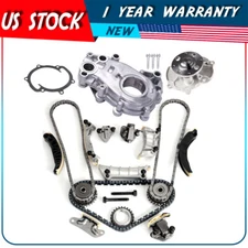 Timing Chain Water Oil Pump Kit For 04-07 Buick Cadillac CTS SRX STS Saab Suzuki