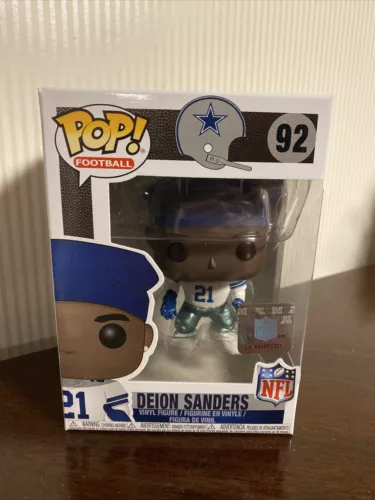 Funko Pop NFL Dallas Cowboys Deion Sanders 92 Vaulted NEW!