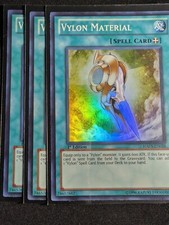 Yugioh - 3x Vylon Material HA05-EN028 1st Edition Super Rare NM