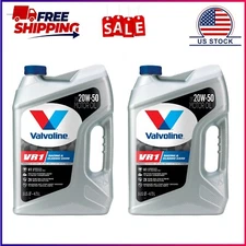 2 Pack, Valvoline VR1 Racing SAE 20W-50 Motor Oil 5 QT