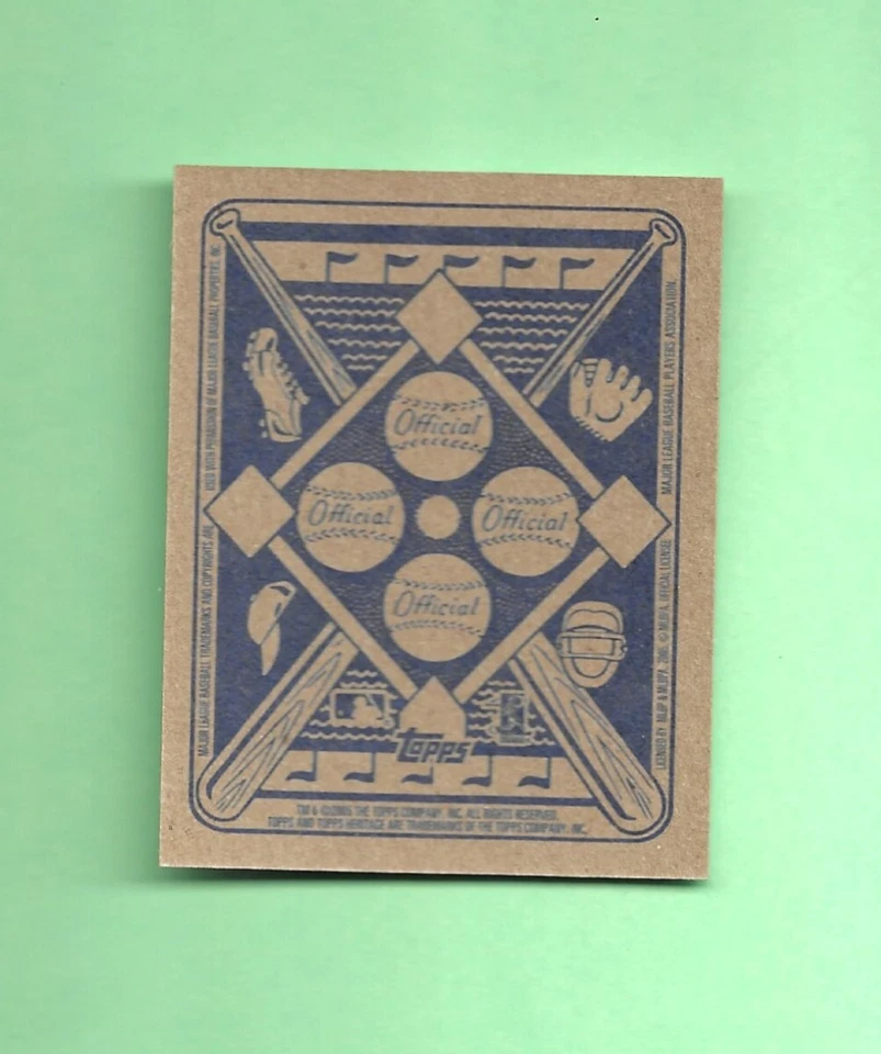 2005 05 Topps Heritage BLUE BACK MINI FLY OUT Card # 45 ROY OSWALT HOUSTON ASTRO - Image 2 of 2