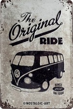 Nostalgic Art VOLKSWAGEN VW Bulli  The original ride Blechschild 40 x 60 cm