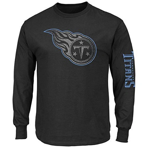NFL Shirt Tennessee Titans Joel Langarm Long Sleeve Majestic schwarz Football