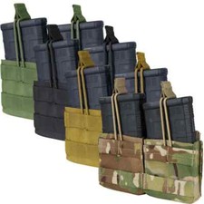 Condor Double Open Top Mag Pouch w/ 4 Molle Straps for 308/762 Cal.