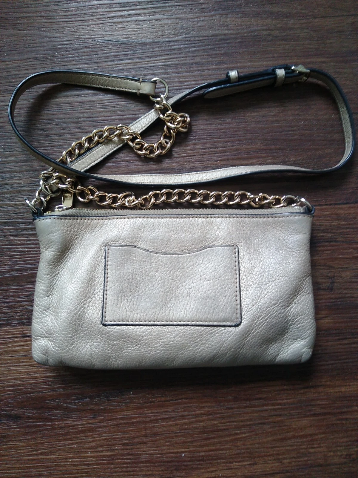 Coach Quinn ChampagneLeather Soho Designer Y2K catena convertibile tracolla anni 90