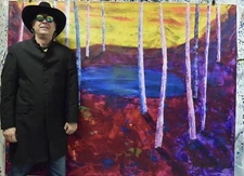 Mark Little Original ￼Professional Painting 84”X62” (7 Foot) Abstract Modern XL