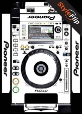 Pioneer CDJ-2000 Skin | Color White | Protective Decal | StyleFlip Skins