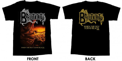 BRUTALITY  When The Sky Turns Black T-Shirt - Plus Size XXXXXL - 5XL - Übergöße 