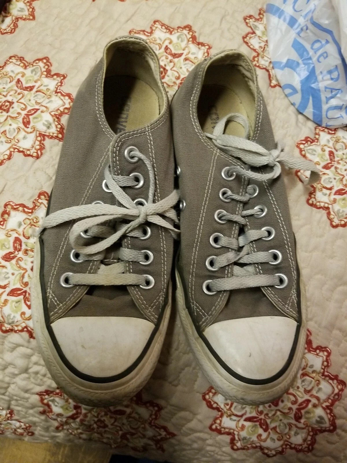 Scarpe basse CONVERSE taglia 5 grigie All Star Chuck Taylor in tela