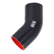 Lokocar Silicone Elbow Coupler 45 Degree Hose 3 To 3 Turbo Intercooler Black