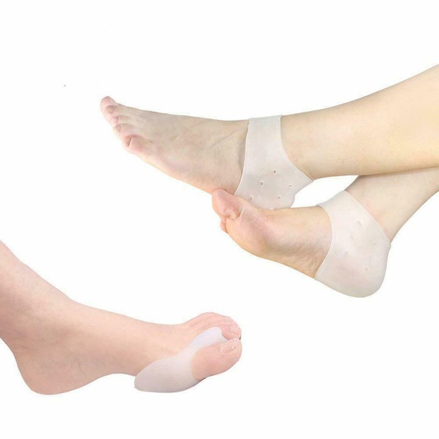 Plantillas De Silicona Para Espolón Protectores Talón Dolor Fascitis