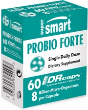 Supersmart Probio Forte 8 Billion CFU per Capsule Daily Probiotics Supplement fo