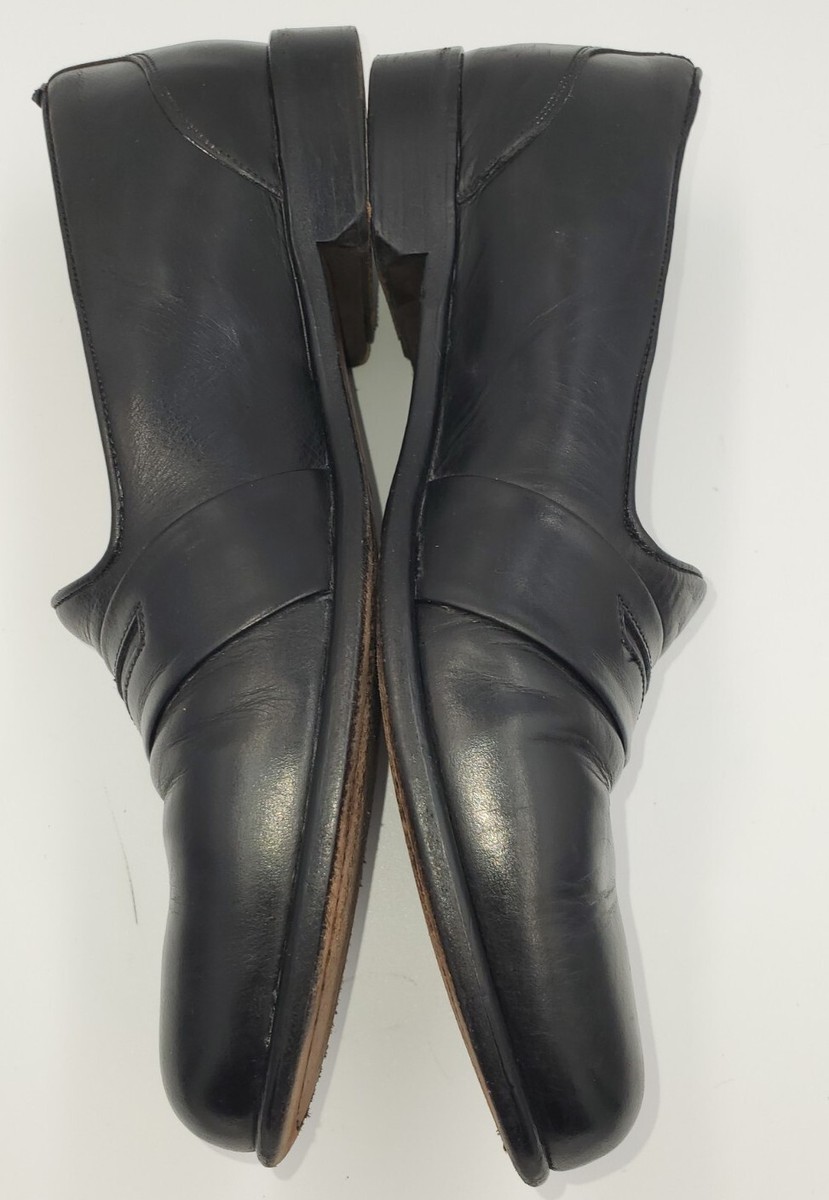 ZELLI Savannah‎ Black Leather Penny Loafer 8 1/2 M Hand Crafted In Italy 15-203-BLK SAVANNAH Calfskin Penny Loafer, Black main image 3