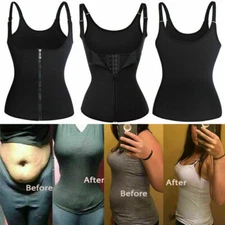 Fajas Reductoras Colombianas Body Shaper Waist Trainer Tummy Control Tank Top