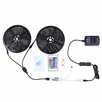 Miheal WiFi Wireless Smart Phone Controlled Led Strip Light Kit with DC12V (10M)